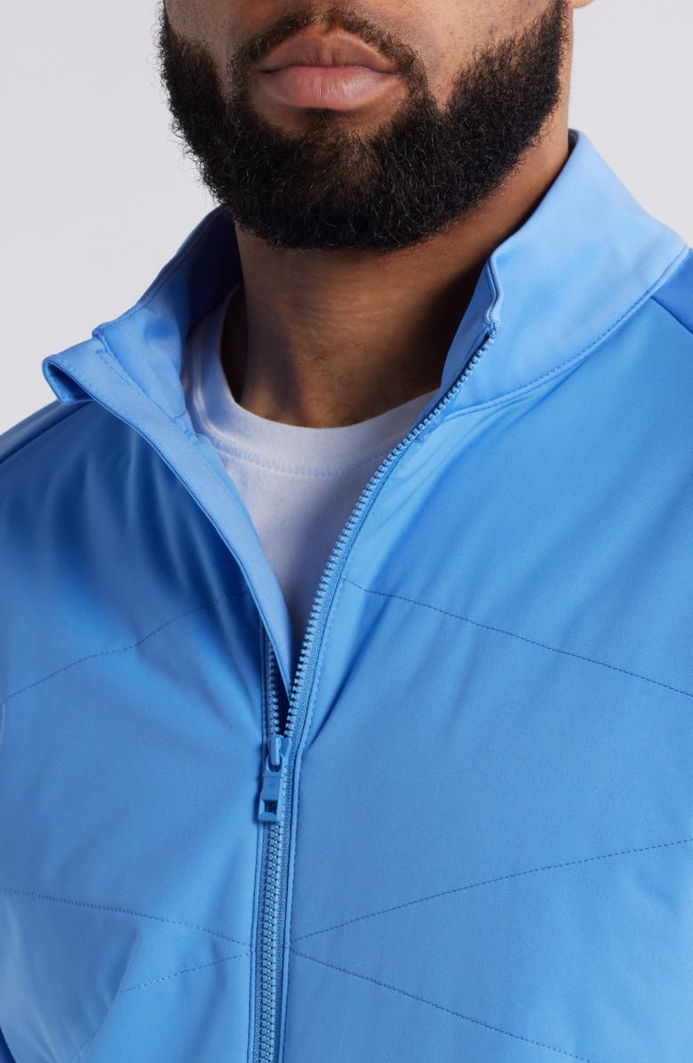 Peter Millar Merge Water Resistant Hybrid Jacket, Alternate, color, Blue Sea