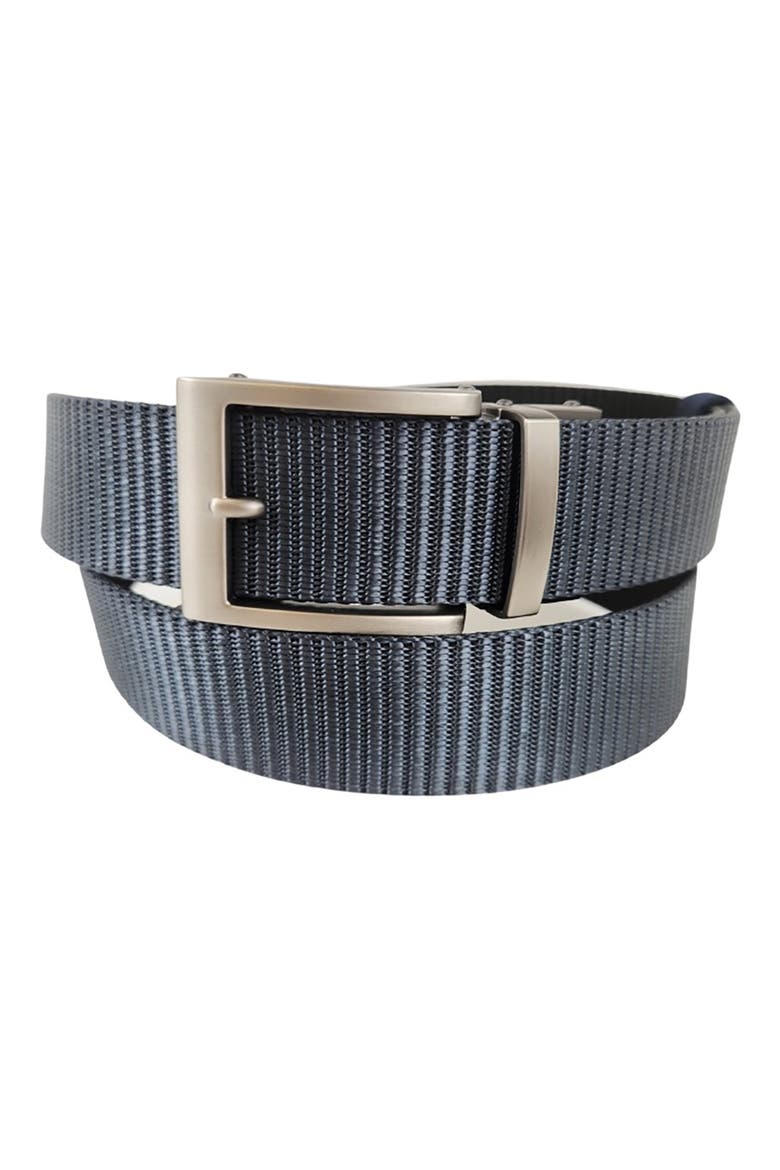 Reversible Ratchet Buckle Web Belt, Main, color, NAVY/ BLACK