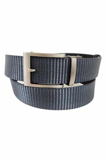 Vince Camuto Reversible Ratchet Buckle Web Belt