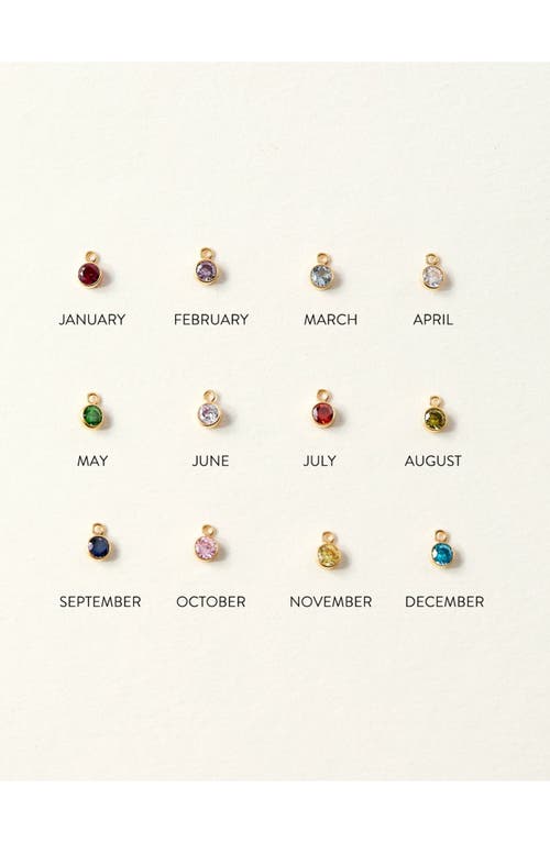 Set & Stones Multi Birthstone Charm Necklace