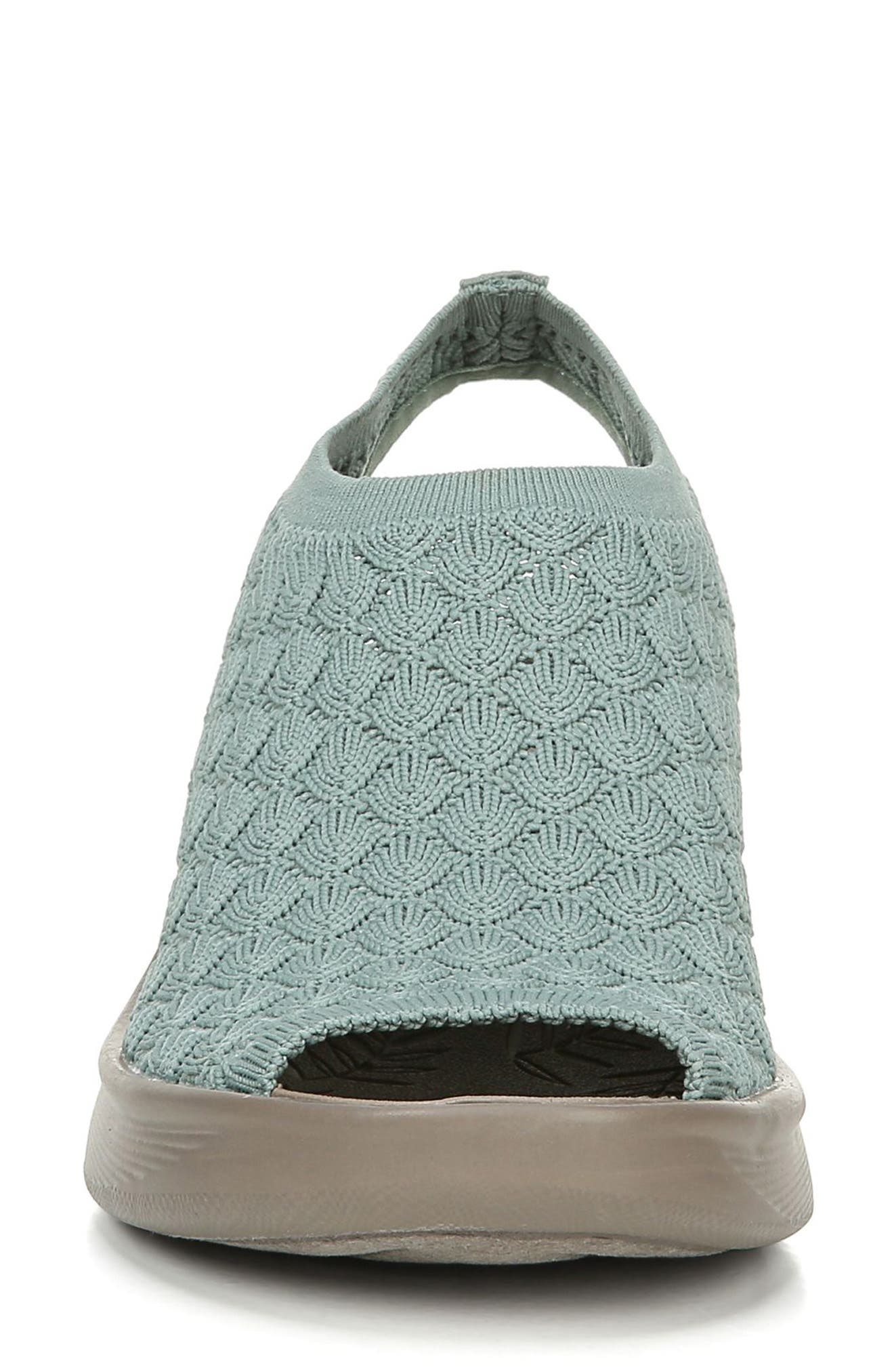 BZees Secret Peep Toe Knit Sneaker (Women) | Nordstromrack