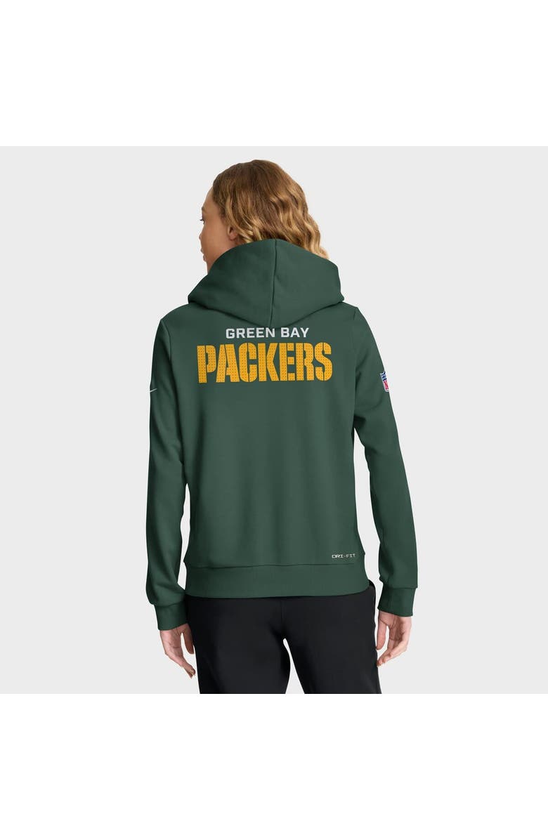 Nike Women's Nike Green Green Bay Packers Sideline Standard Issue Initial Home Dri-FIT Hoodie, Alternate, color, Green