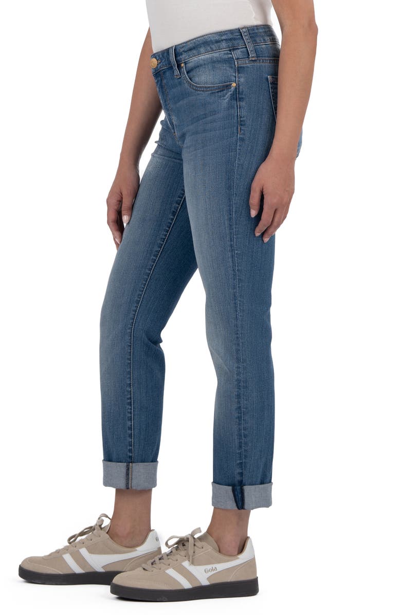 KUT from the Kloth Catherine Mid Rise Boyfriend Jeans, Alternate, color, Incandescent