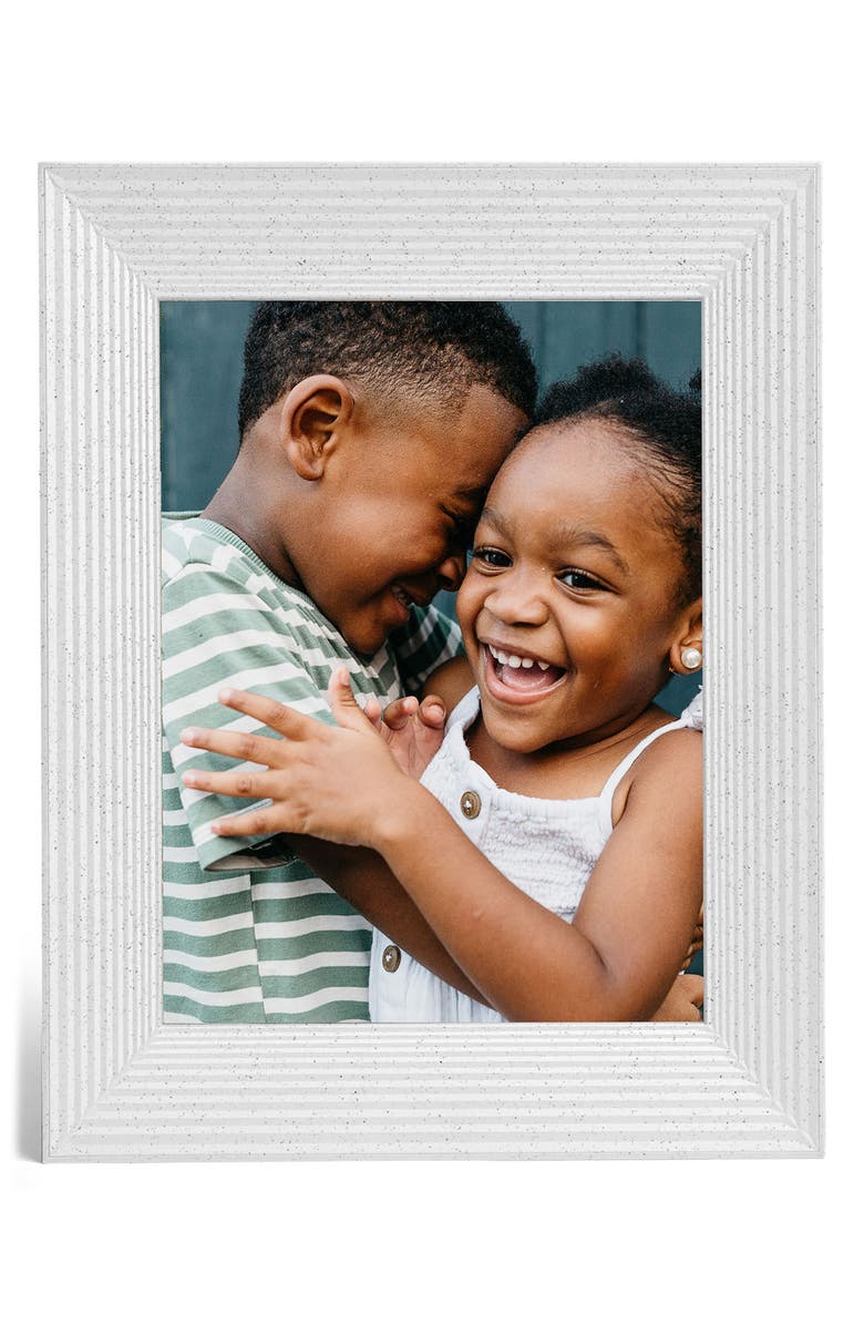 Aura Frames Mason 9-Inch Digital Photo Frame, Alternate, color, White Quartz