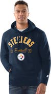 STARTER Men's Starter  Navy Pittsburgh Steelers Pullover Hoodie