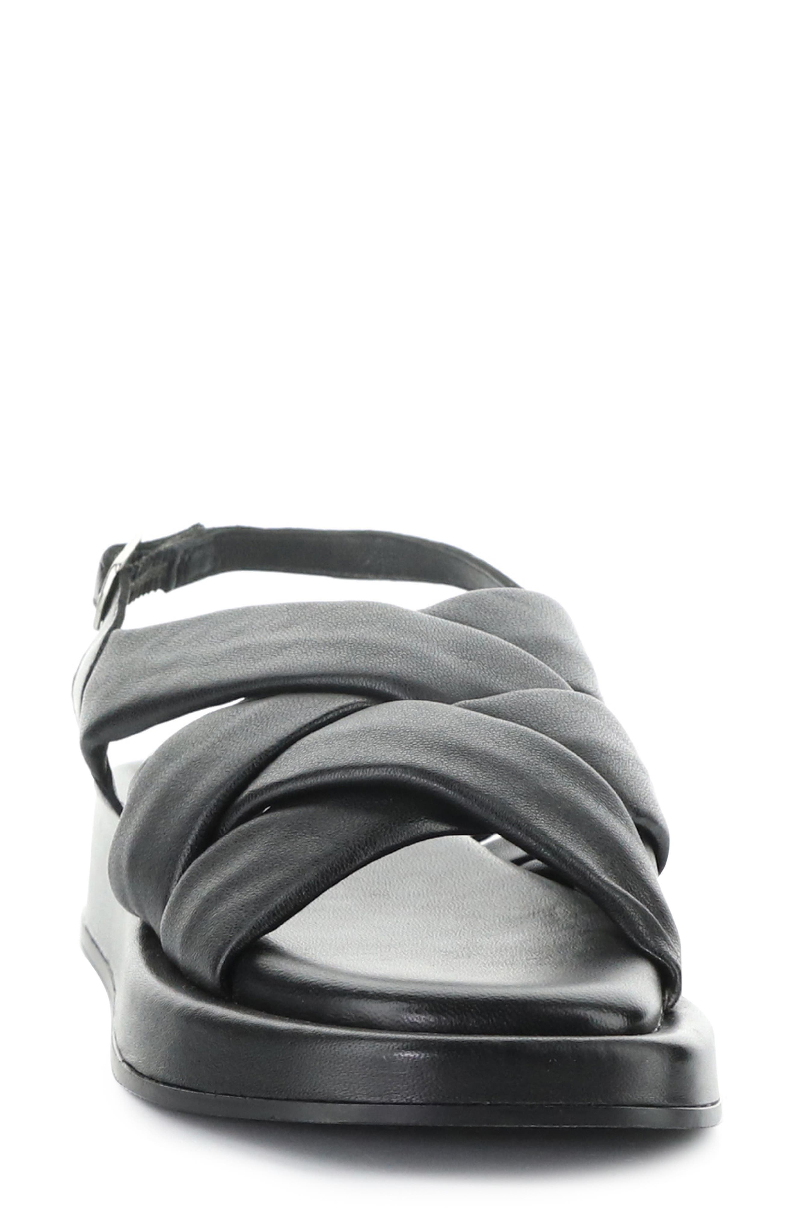 Bos. & Co. Brixin Slingback Platform Wedge Sandal, Alternate, color, Black