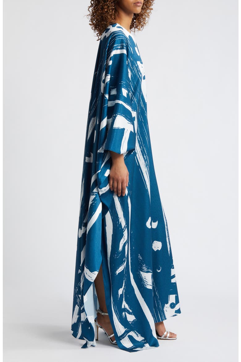 Satu One-Shoulder Dress, Alternate, color, BLUE