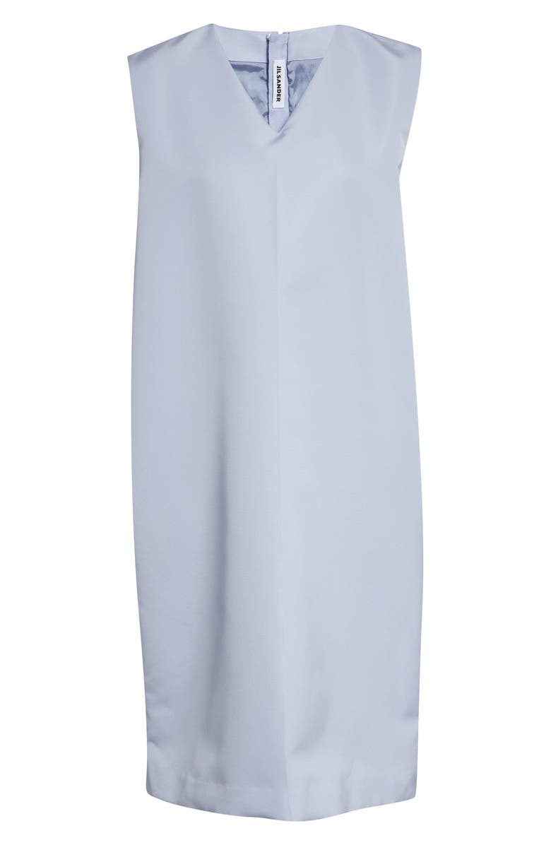 Jil Sander Press Fold Shift Dress, Alternate, color, Juniper