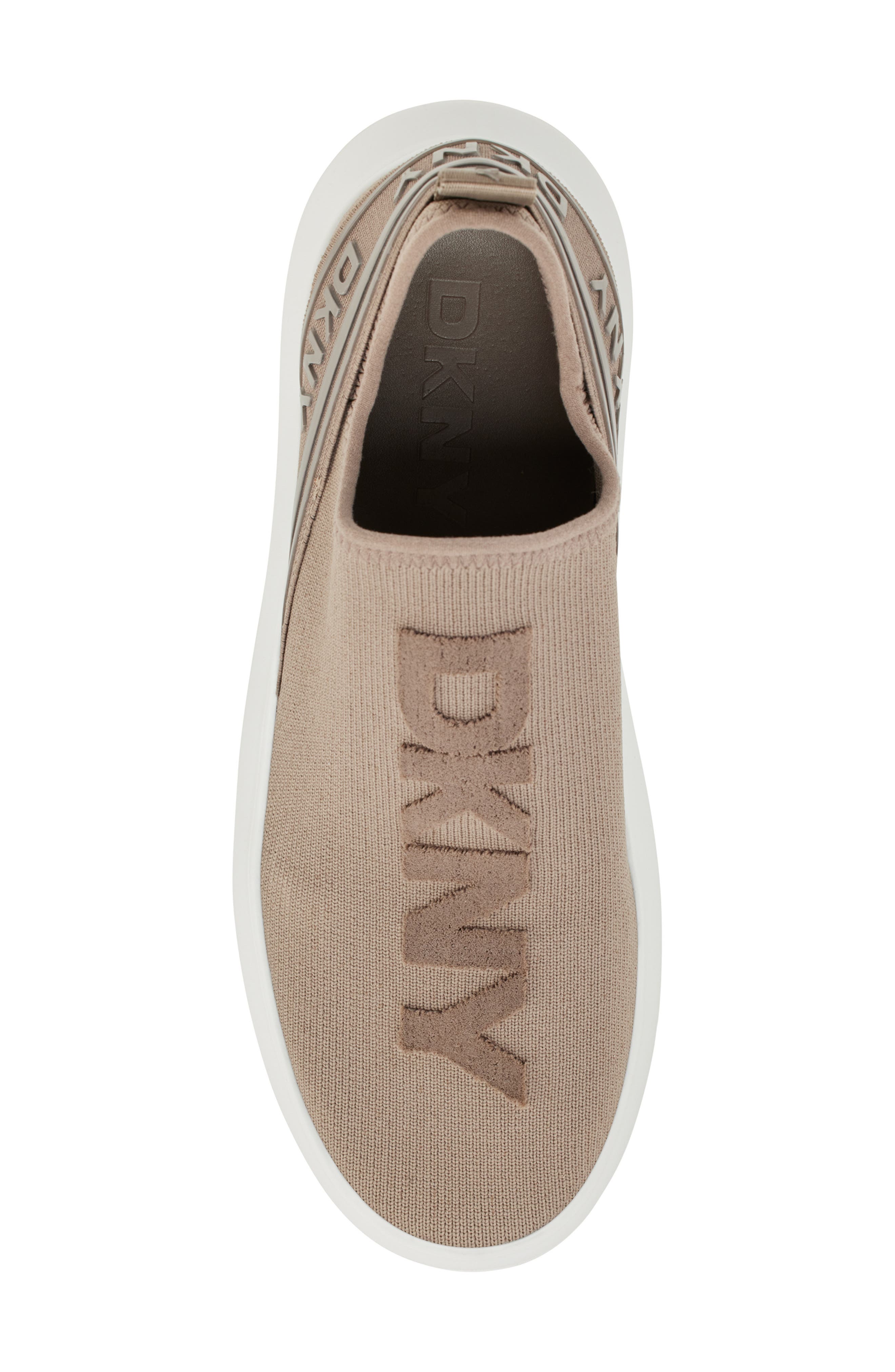 Jonas Knit Platform Sneaker, Alternate, color, ASH