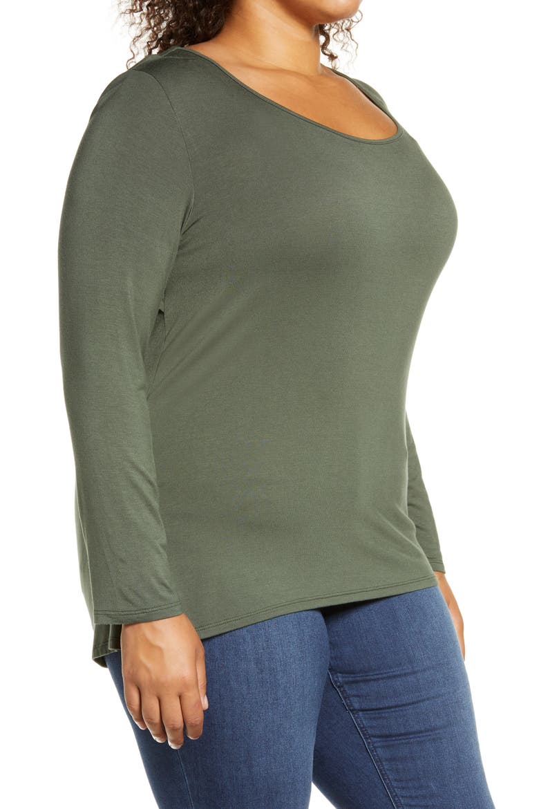 Twist Back Top, Alternate, color, OLIVE