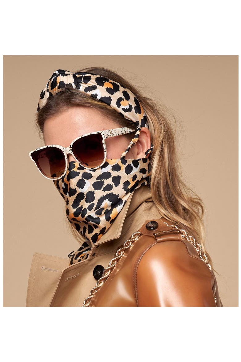 Knotted Headband, Alternate, color, LEOPARD