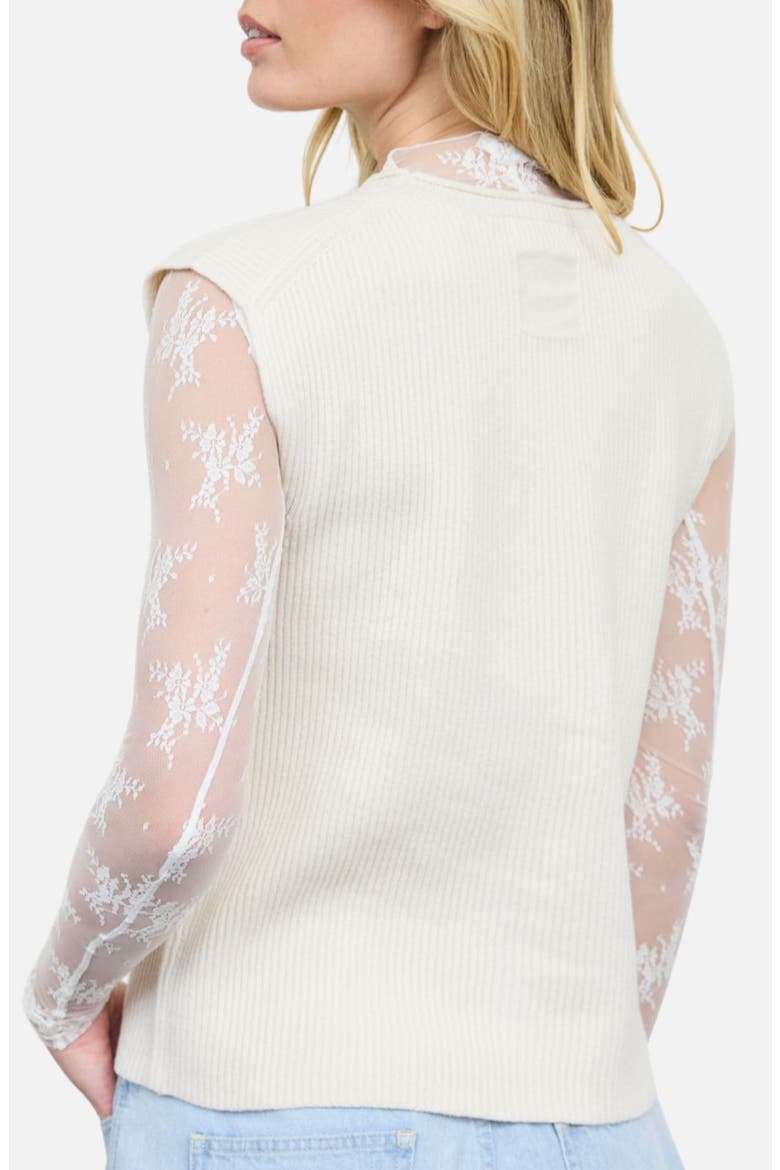 Mock Neck Sweater, Alternate, color, CREAM