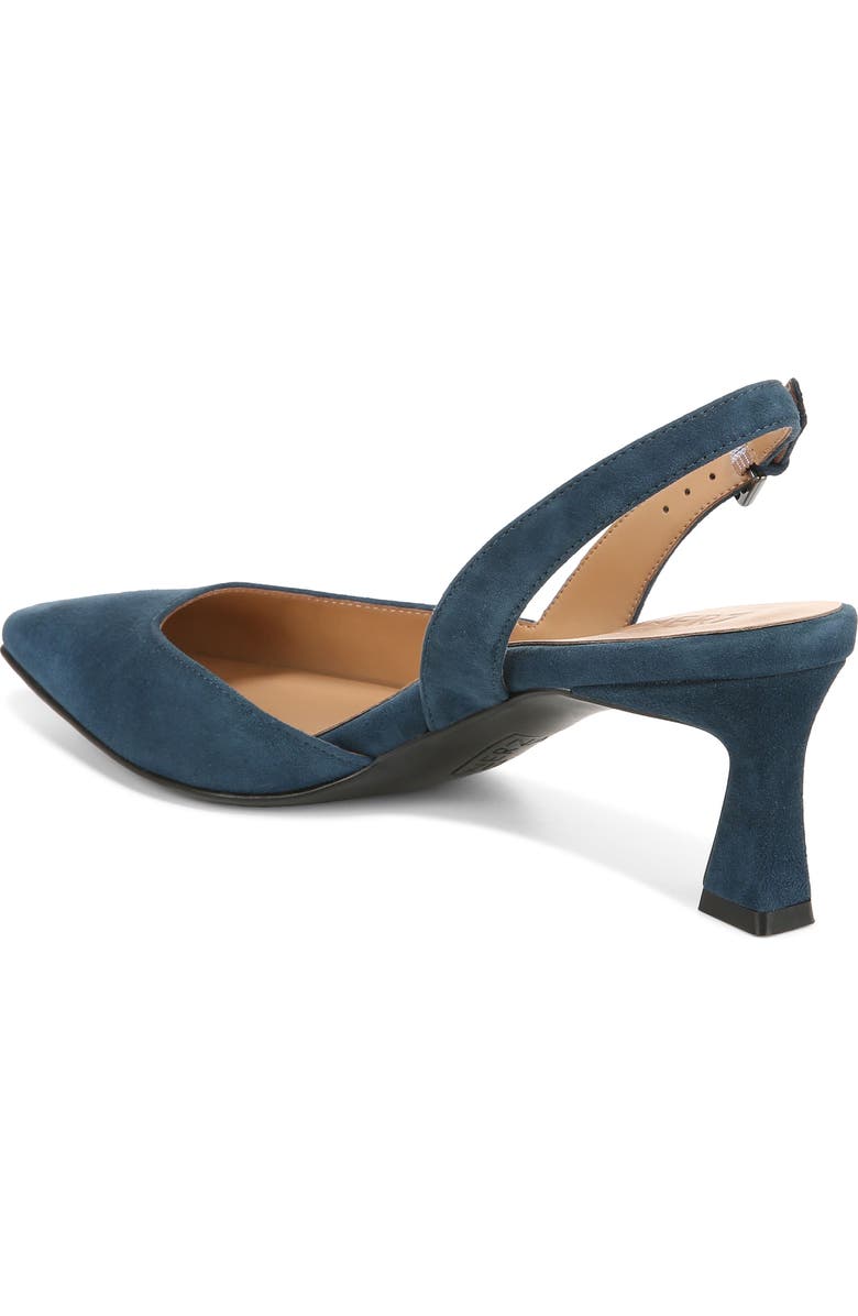 Naturalizer Dalary Slingback Pump - Wide Width Available, Alternate, color, Oceanic Blue Suede