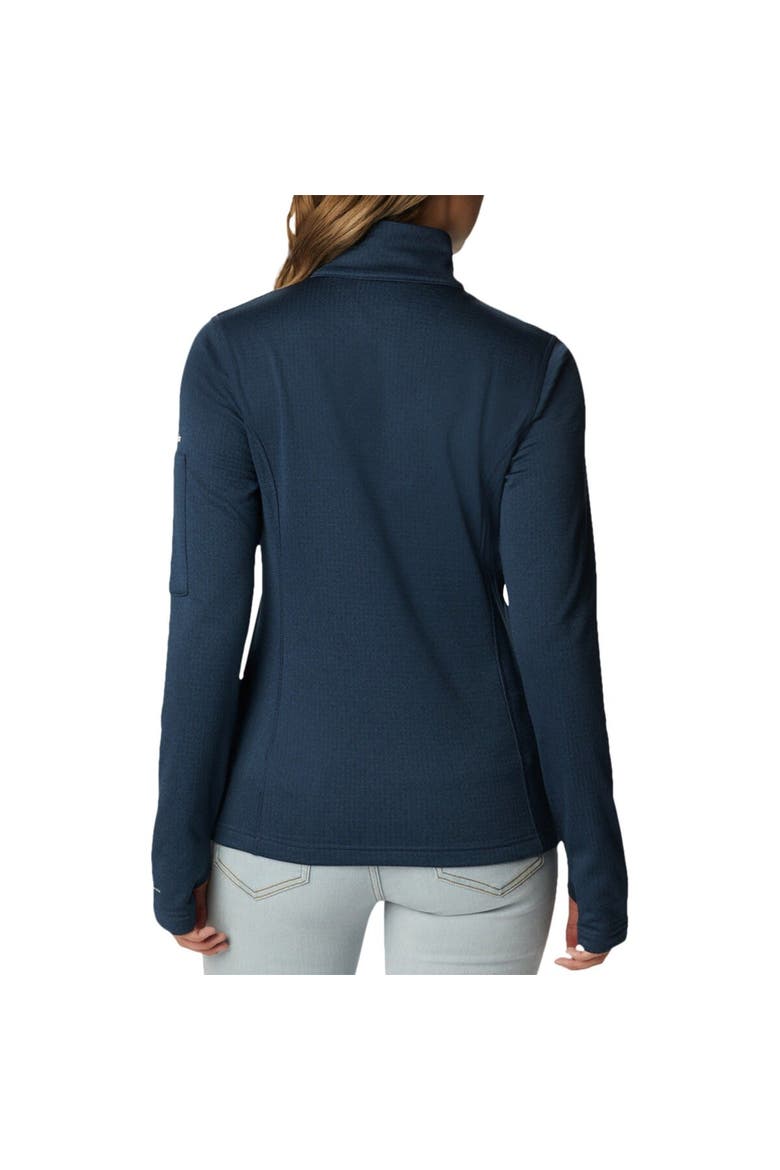 Women's Columbia Navy Dallas Cowboys Park View Omni-Wick Half-Zip Top, Alternate, color, Navy
