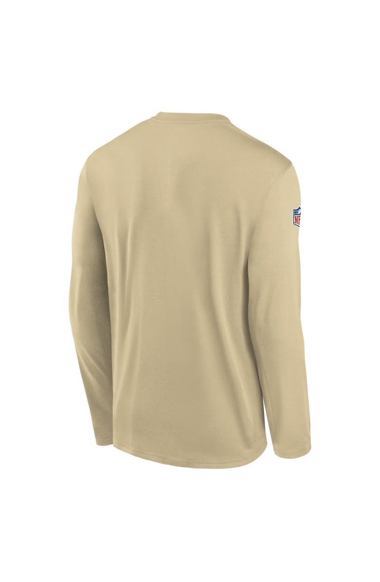 Nike Men's Nike Gold New Orleans Saints Legend Small Logo Performance Long Sleeve T-Shirt, Alternate, color, Gold