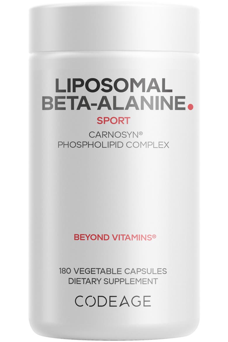 Liposomal Beta-Alanine Amino Acid Supplement, Main, color, White