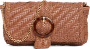 Sam Edelman Bailee Woven Leather Clutch