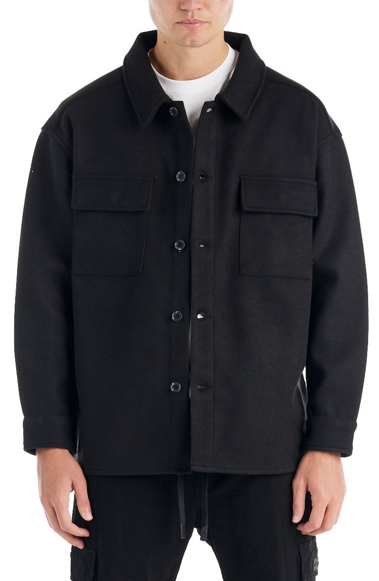 NANA JUDY Durant Shacket, Main, color, Black