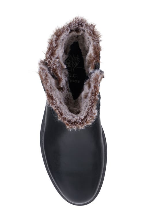 Gc Shoes Martin Faux Fur Lined Bootie In Black