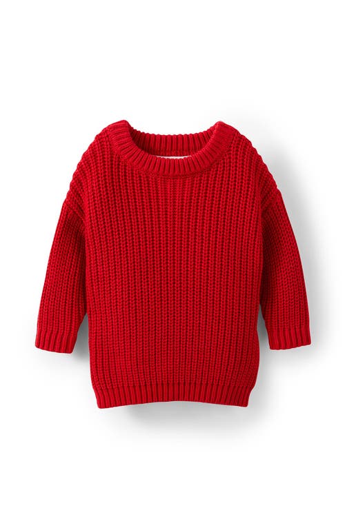 Cotton On Kids Connor Crew Neck Jumper In Red