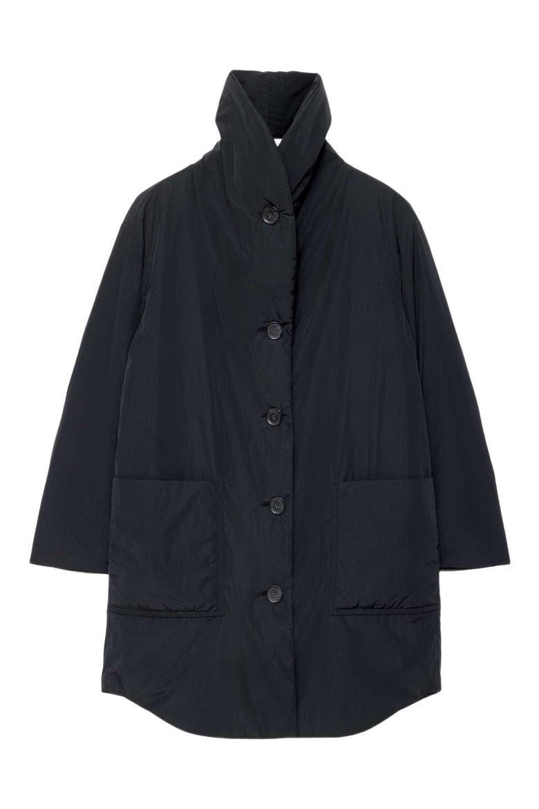 Darcie Puffer Jacket, Alternate, color, WASHED BLACK