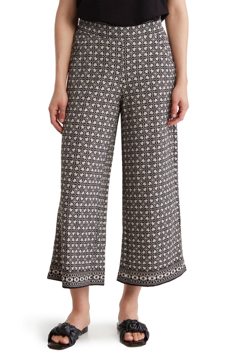 MAX STUDIO Pull-On Crop Wide Leg Pants, Main, color, 