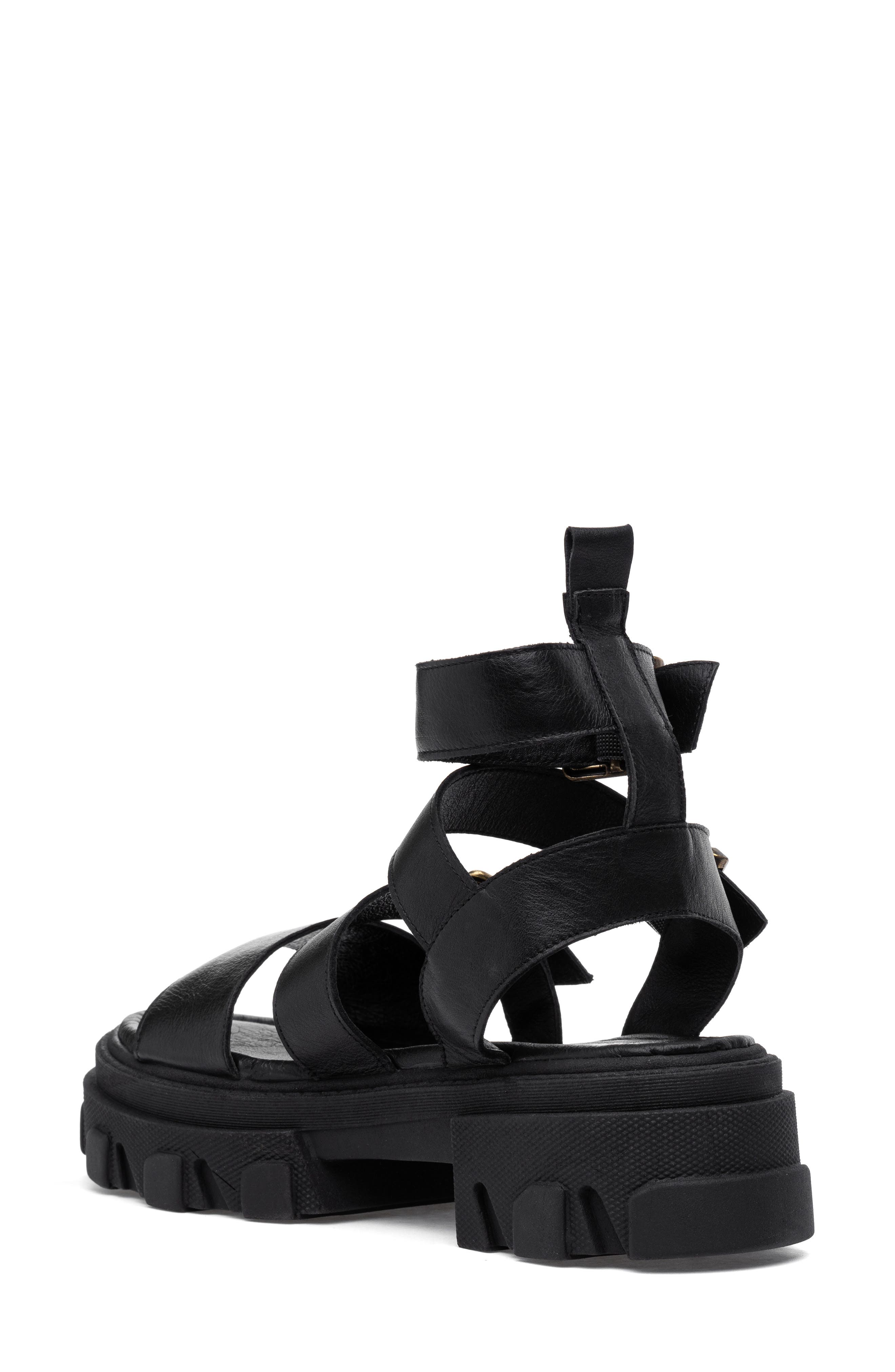 Silent D Cancan Lug Gladiator Sandal, Alternate, color, 