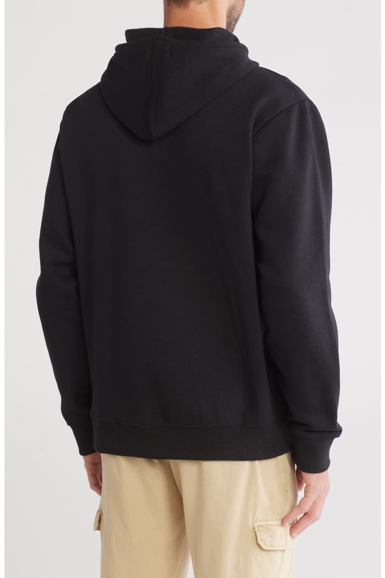 Oliver Graphic Print Hoodie, Alternate, color, BLACK