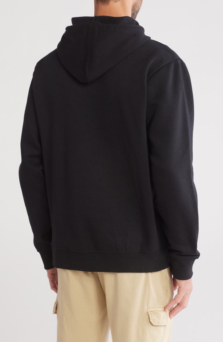 RVCA Oliver Graphic Print Hoodie, Alternate, color, Black