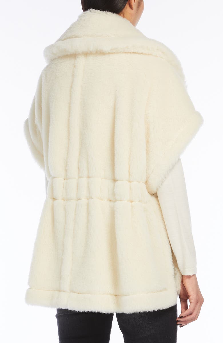 Max Mara Belted Teddy Bear Cape, Alternate, color, 