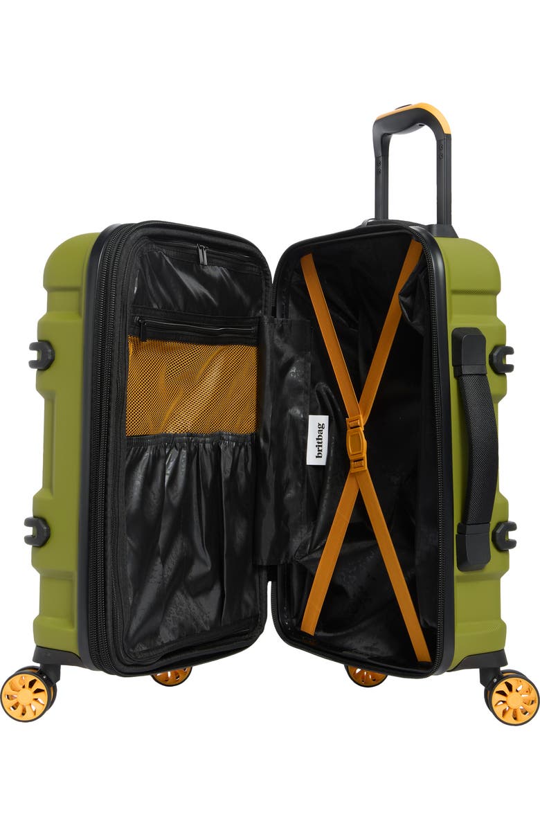 Britbag Shielding 21-Inch Hardside Carry-On Luggage, Alternate, color, Guacamole