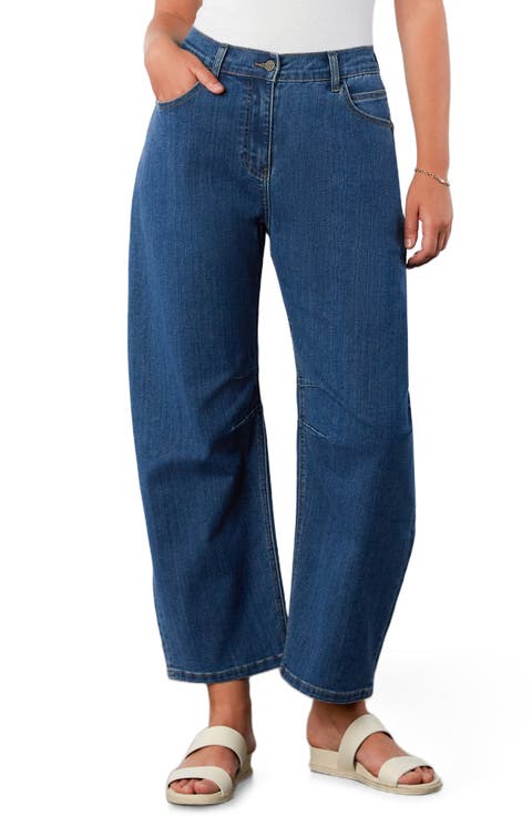 Valerie High Waist Ankle Barrel Jeans