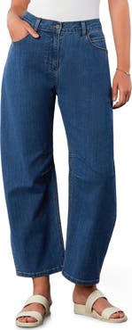HINT OF BLU Valerie High Waist Ankle Barrel Jeans
