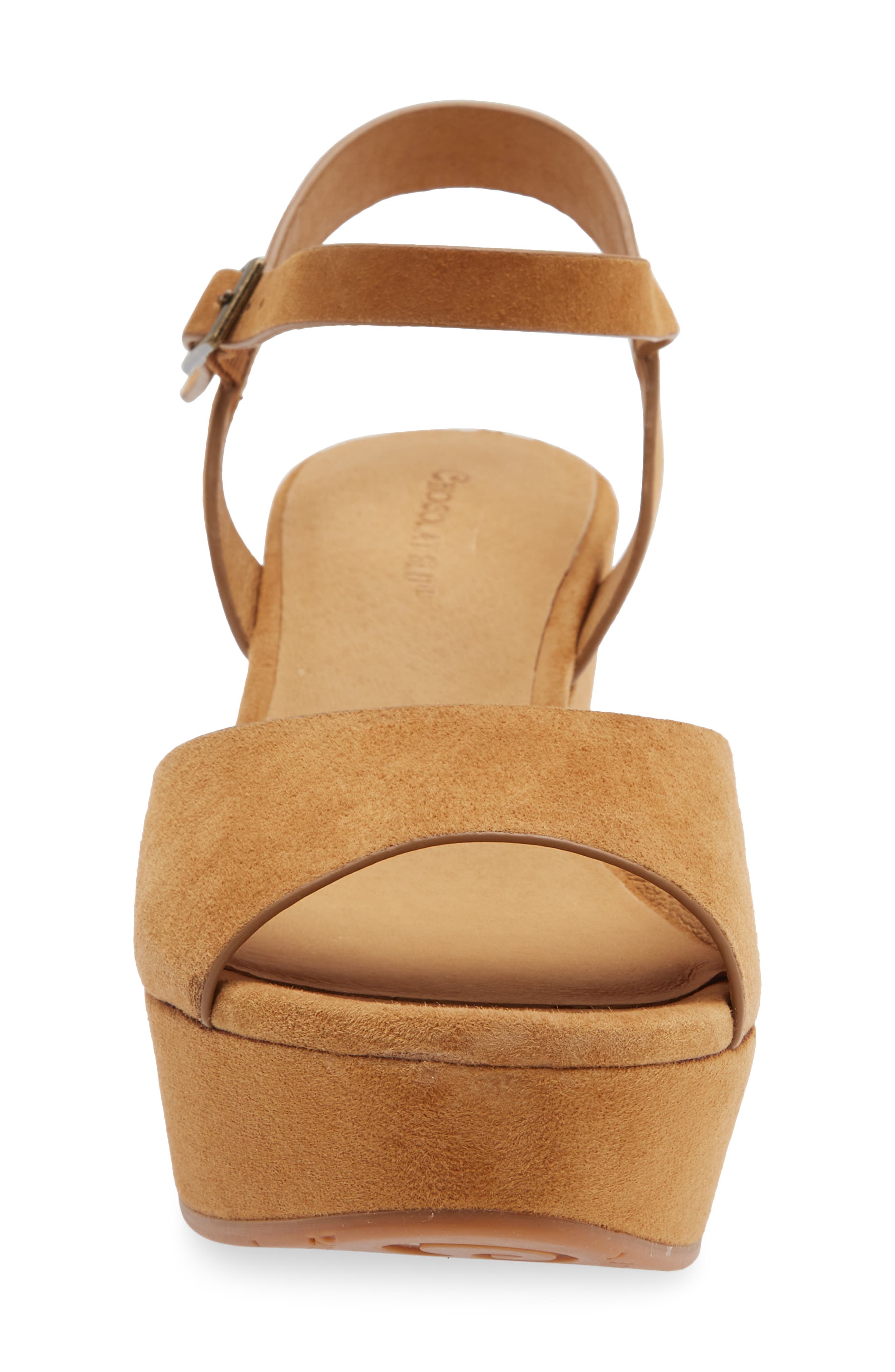 Winka Platform Wedge Sandal, Alternate, color, CAMEL SUEDE