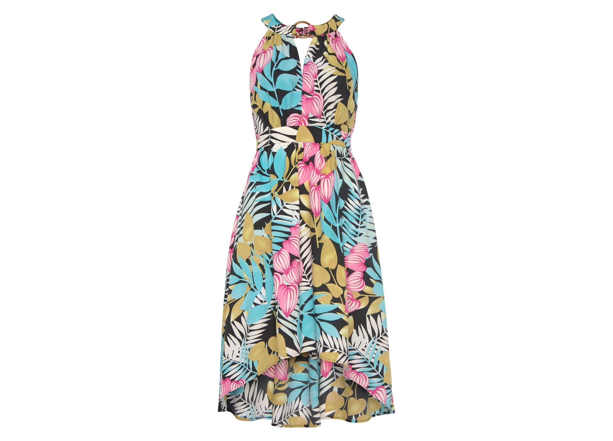 hi lo cut out dress Beaded Cutout Prom Dress With Slit 49995