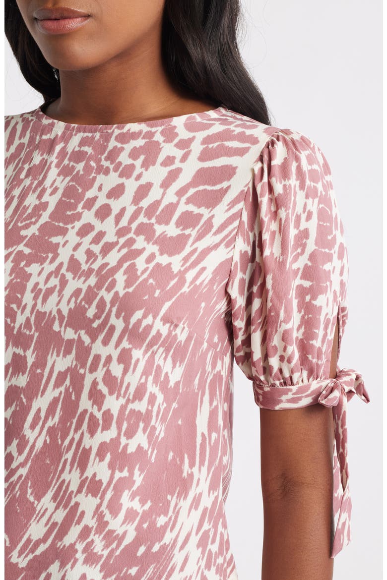 Tie Sleeve Top, Alternate, color, PINK