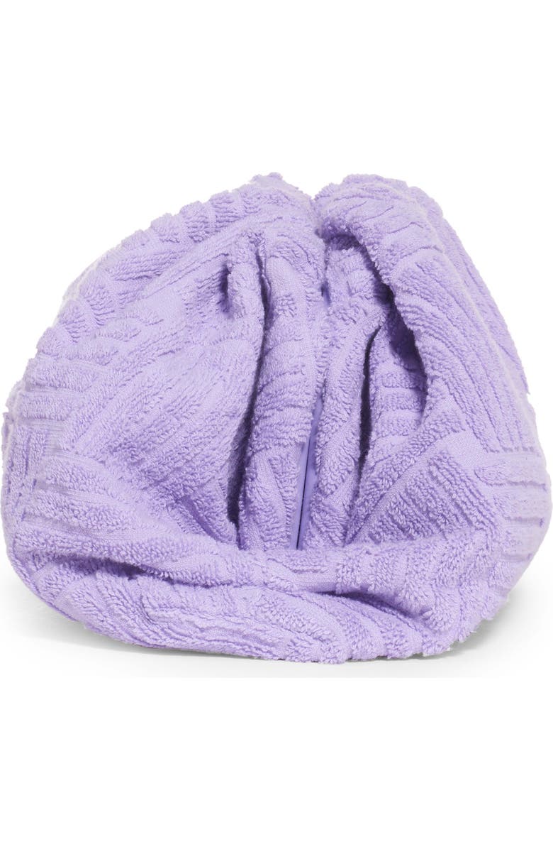 Bottega Veneta The Pouch Jacquard Terry Cloth Clutch, Alternate, color, Wisteria-Silver