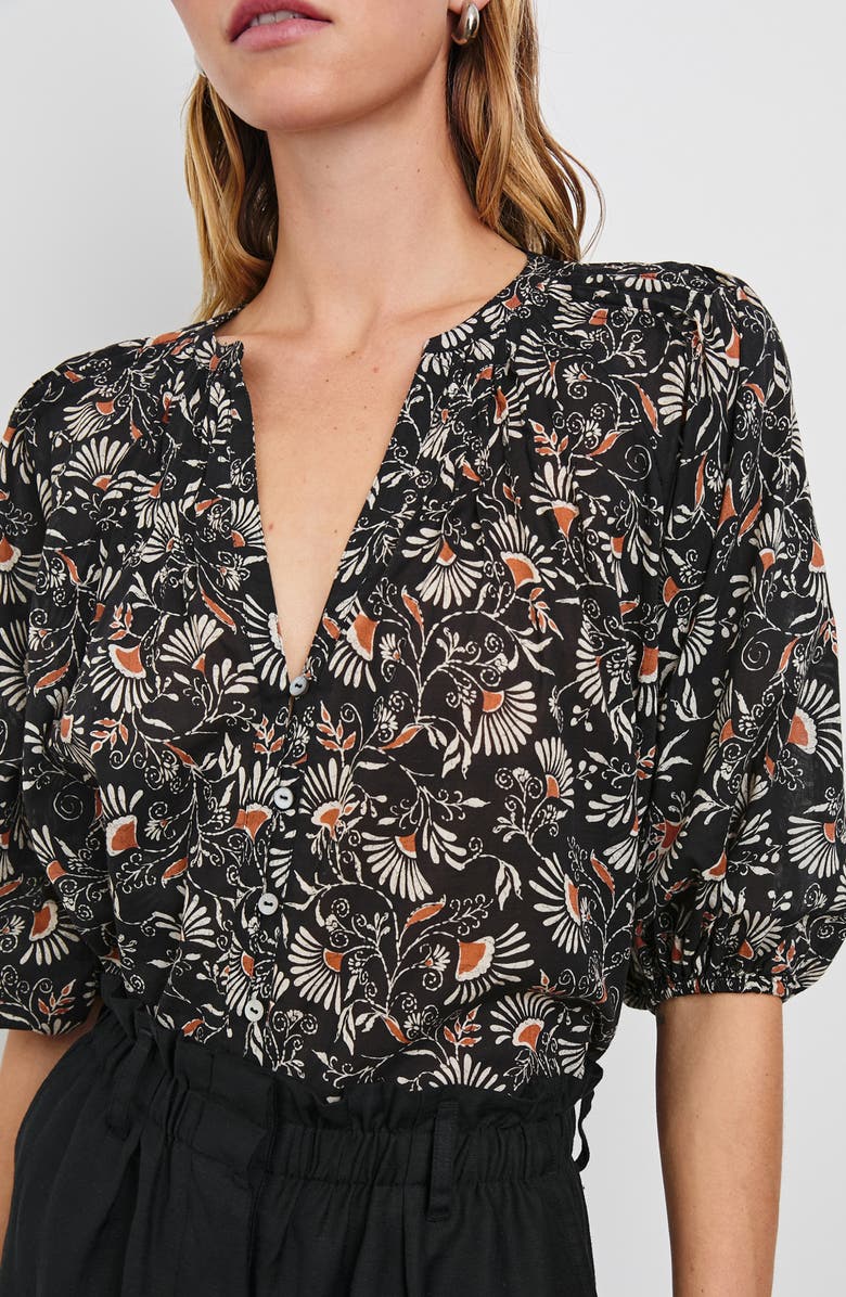 Rails Casset Puff Sleeve Top, Alternate, color, 