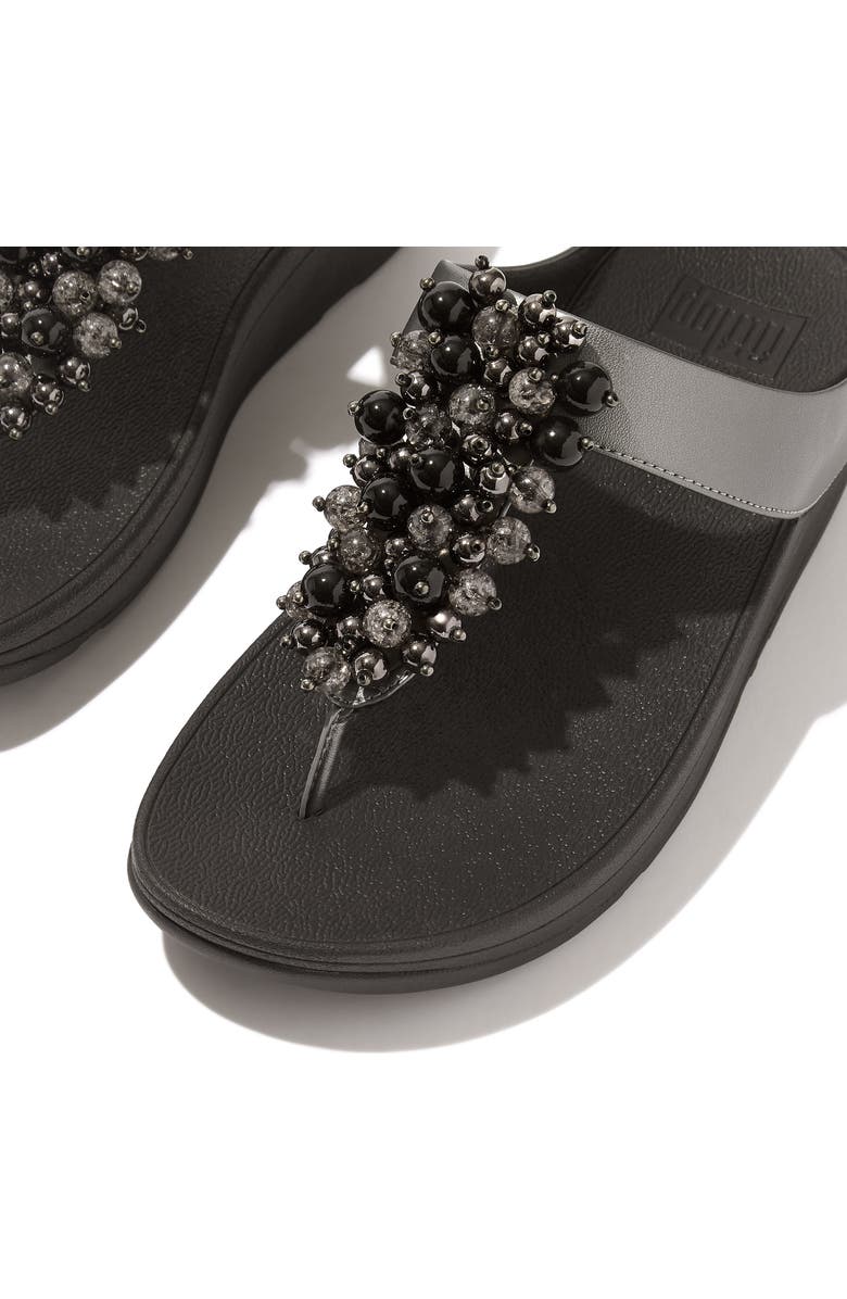 FitFlop Fino Bauble Bead Flip Flop, Alternate, color,