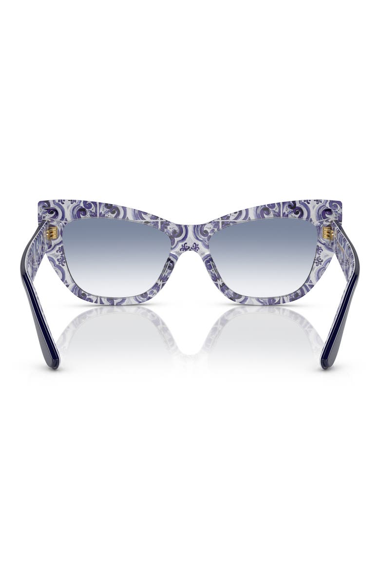 54mm Cat Eye Sunglasses, Alternate, color, BLUE