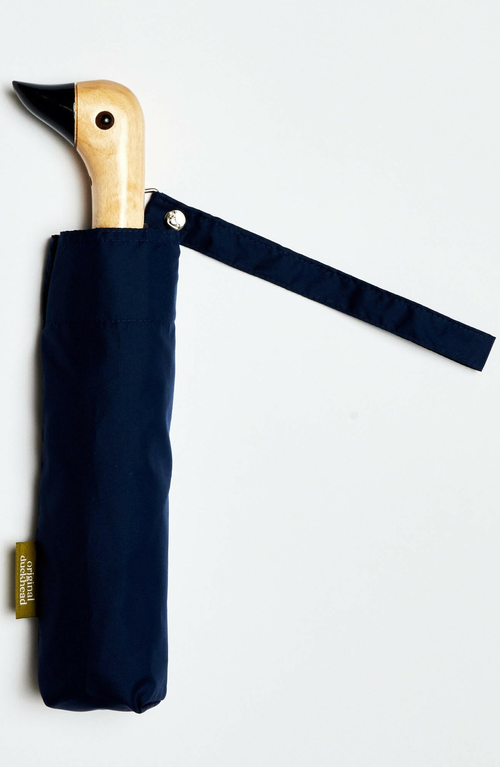 Original Duckhead Eco-friendly Compact Duck Umbrella In Blue