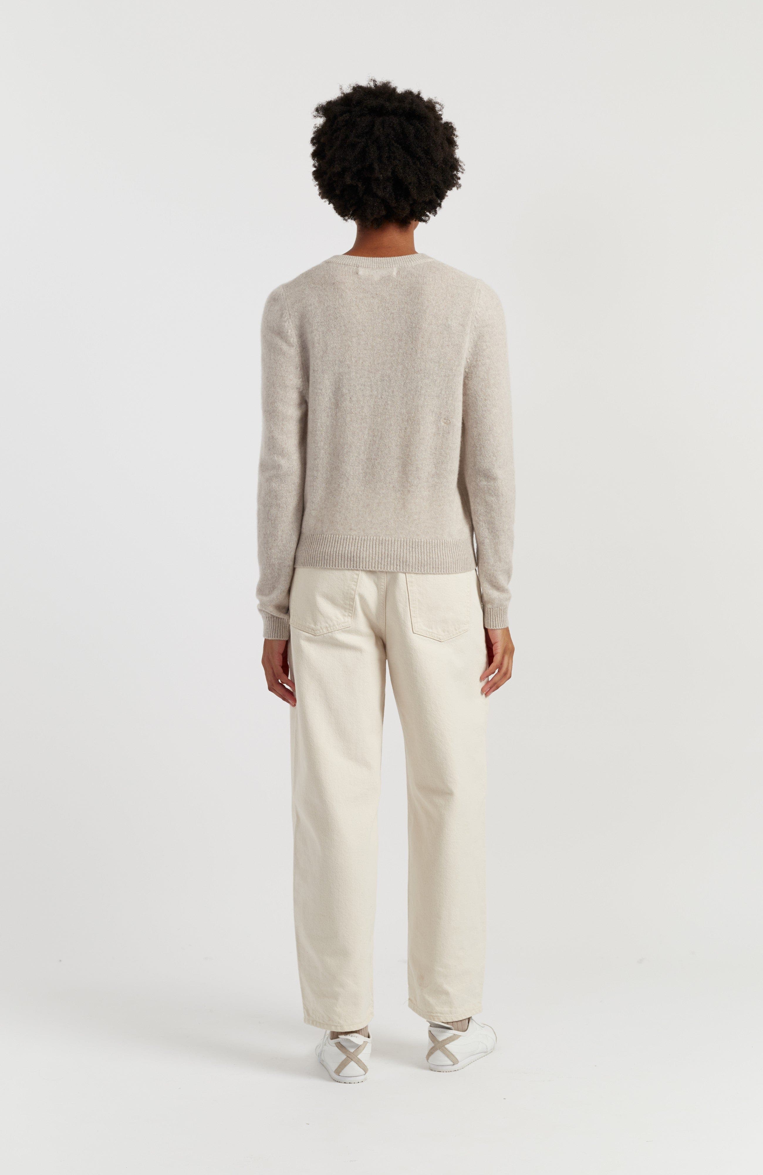Cloud Cashmere Cropped Sweater - image 4