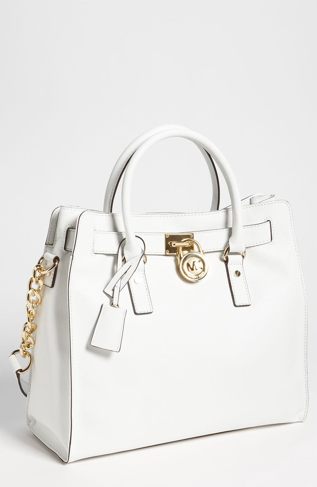 MICHAEL Michael Kors 'Large Hamilton' Saffiano Leather Tote, Main, color, 