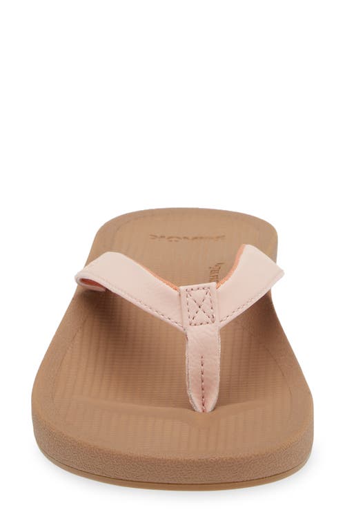 Sanuk Cosmic Shores Water Friendly Flip Flop In Orange