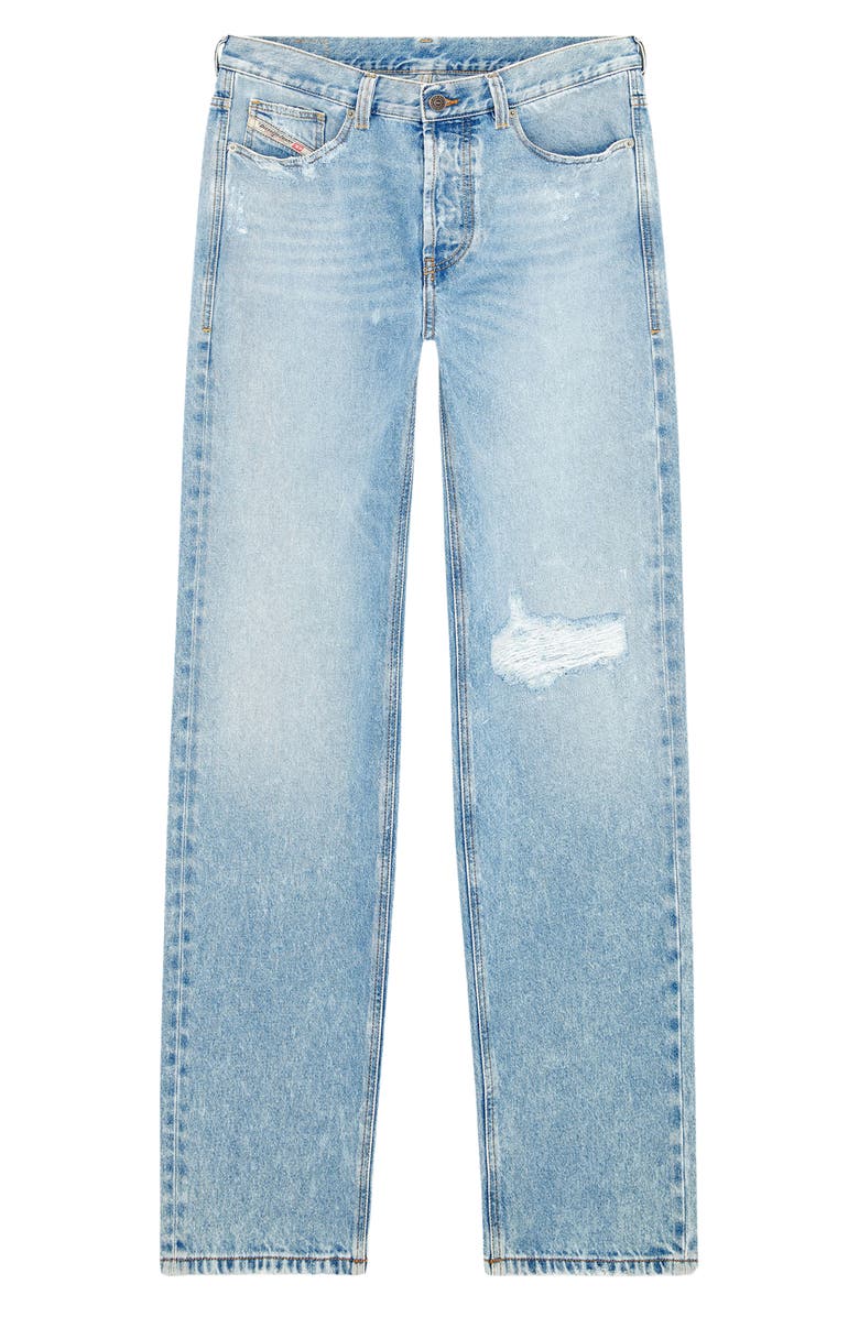 DIESEL<sup>®</sup> 2010 D-Macs Distressed Relaxed Straight Leg Jeans, Alternate, color, 