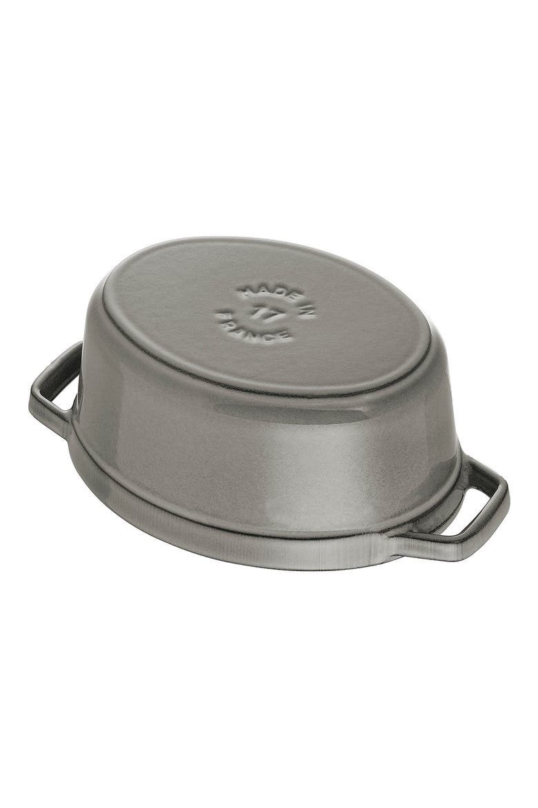 Cast Iron 1-Quart Pig Dutch Oven, Alternate, color, GRAPHITE GREY