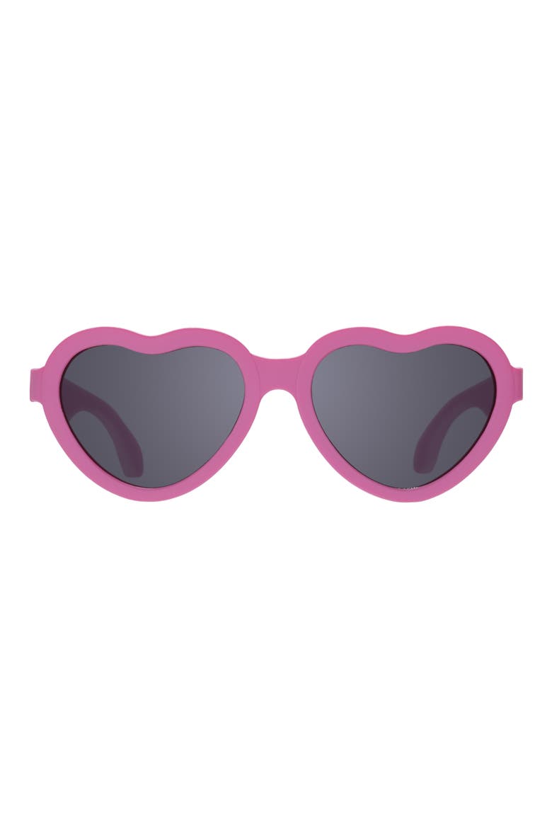Kids' Paparazzi Pink Heart Sunglasses, Main, color, PAPARAZZI PINK