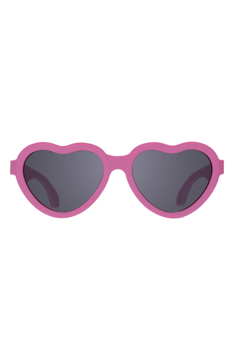 Babiators Kids' Paparazzi Pink Heart Sunglasses, Main, color, Paparazzi Pink