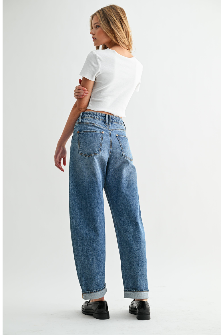 High Rise Curve Jeans, Alternate, color, Medium Wash