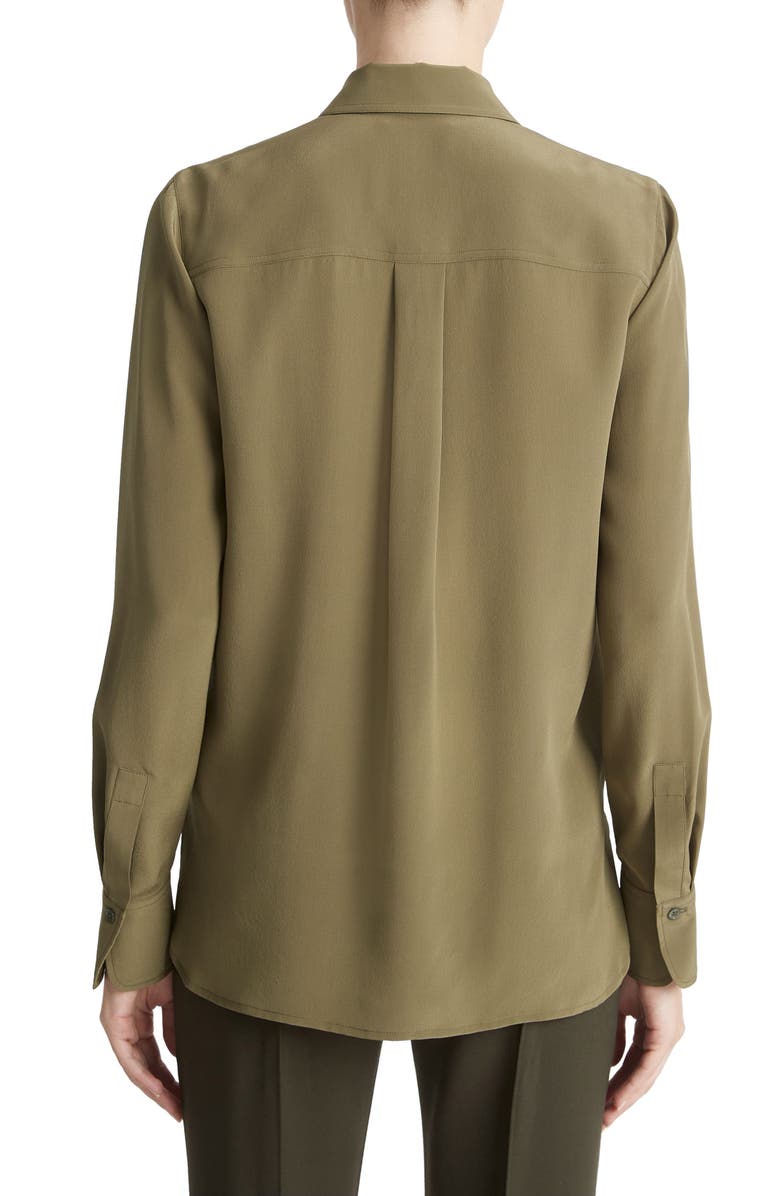 Vince Stretch Silk Blouse, Alternate, color,